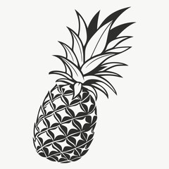 sketch of pineapple