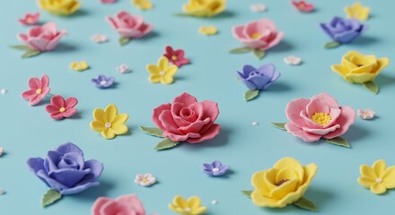 Pastel Bloom Symphony