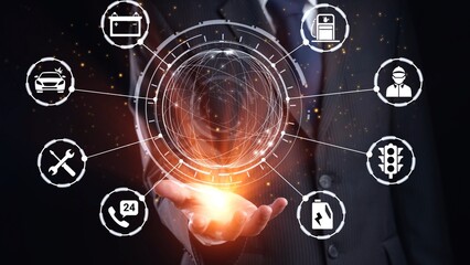 Car service and insurance provide vehicle maintenance, car insurance coverage claim app, and safety. Mobile car service and insurance, cost estimate, driver user gain confidence and protection. Spire