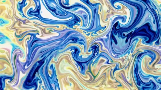 abstract watercolor painted background in soft pastel colors of blue, white, yellow, and beige