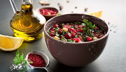 italian salad vinaigrette an olive oil dressing infused with herbs spices