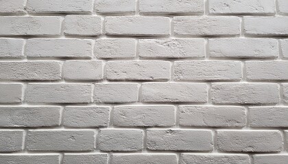 Fototapeta premium textured white brick wall with uneven surface ideal for backgrounds in design projects 2