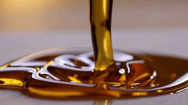 Pure honey shown within wooden frame, highlighting its texture and golden color