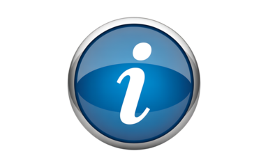 Information icon isolated on transparent background