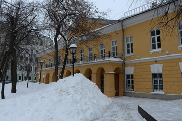 Fototapeta premium The N. V. Gogol House is a memorial museum and scientific library on Nikitsky Boulevard in Moscow