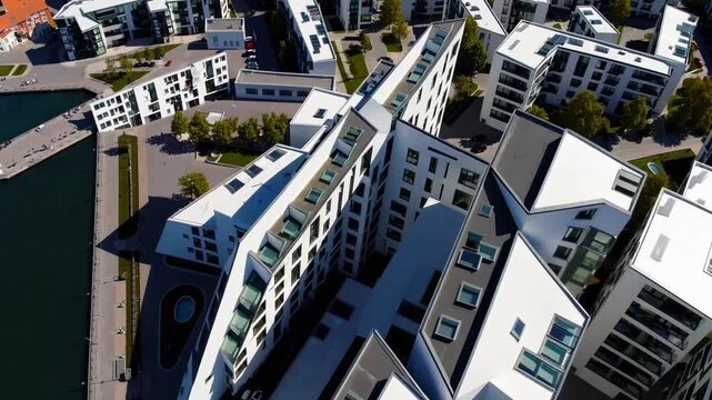 The Architectural Structures of the Isbjerget (Iceberg) Residential Complex, Notable Construction