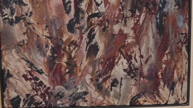 Manually applied distressed textural effect on paper substrate