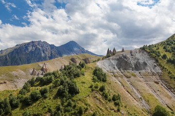 Dragon's Teeth in the Dzhily-Su Tract, Caucasus, Russia