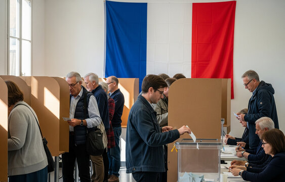 Bureau de vote et &eacute;lections fran&ccedil;aises en France