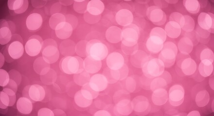 Abstract shimmering background of soft pink bokeh lights creating a dreamy effect