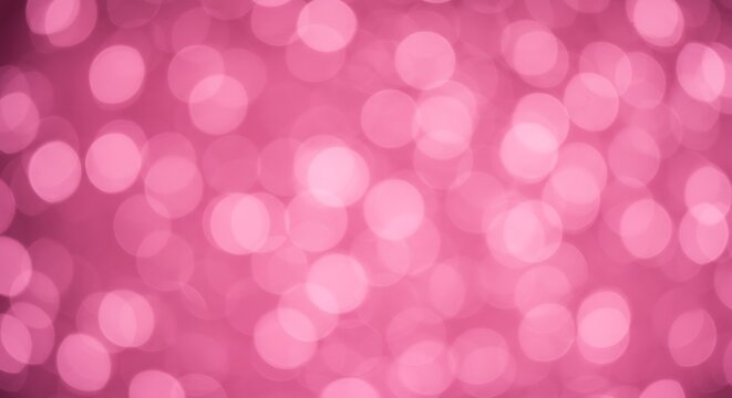 Abstract shimmering background of soft pink bokeh lights creating a dreamy effect