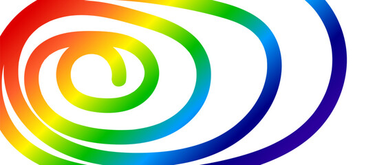 Abstract Rainbow Color Lines Pattern. Vector Rainbow lines Background. Colorful wavy rainbow flow background.