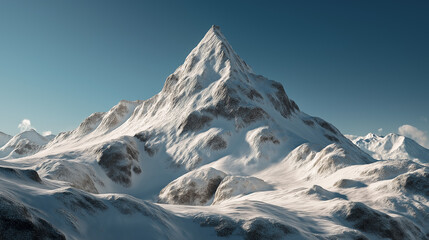 Fototapeta premium winter mountain landscape