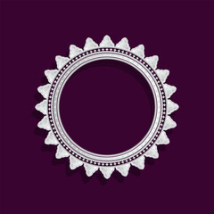 Durga Puja Circle border Border Decorations Durga Puja Frame Durga Puja Background	