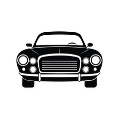  classic vintage car design vector art illustration