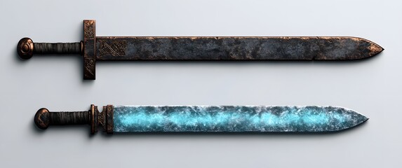 Ancient Swords Rusted & Ice