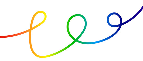 Abstract Rainbow Color Lines Pattern. Rainbow lines Background. Colorful wavy rainbow flow background.