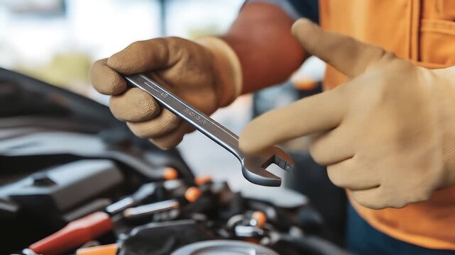 Mechanic Working on Car Repair Video | Automotive Service, Engine Maintenance, Garage Work & Vehicle Fix Footage