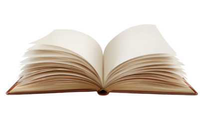 Open book, classic illustration