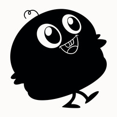 Happy Burger Cartoon Character