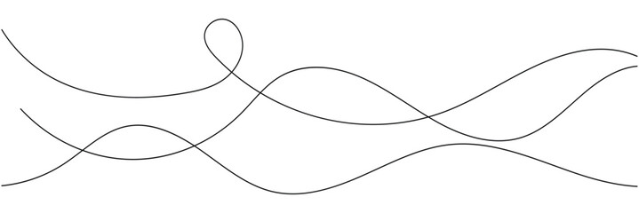 Wavy line with flowing curves. Seamless pattern of continuous wavy lines. Undulating abstract background. Curved single line. wavy line pattern with curvy abstract squiggles in a psychedelic wiggle 