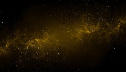 Golden swirling nebula