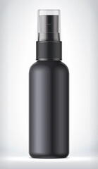 A single spray in the neutral background