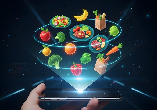 Global connections unite people and ideas through a tablet on a social network