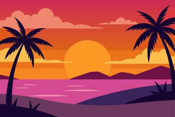 palm tree on the beach