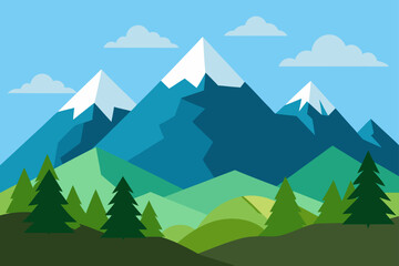 Mountain Landscape View
