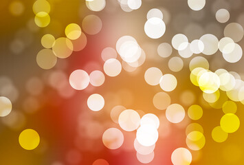 golden christmas lights background illustration wallpaper design digital glowing shiny circle