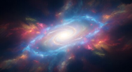 Fototapeta premium Colorful Nebula in Space.