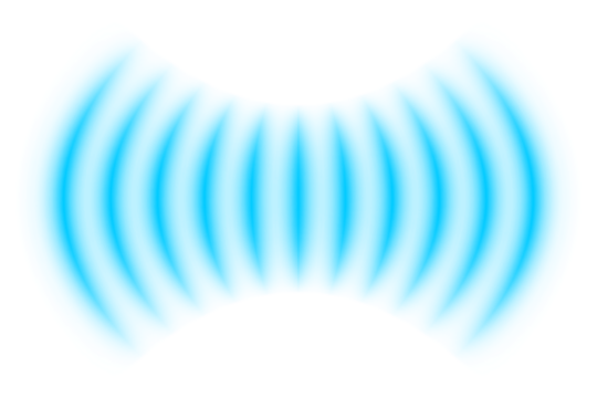 Transparent png blue cyan neon glowing glow light line rays beam decoration flower radiant shine effect futuristic energy streak shimmer flare background design - Powered by Adobe