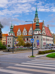 Obraz premium 2024-10-11; old streets of brzeg poland