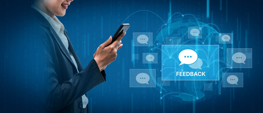 Customer or business team feedback system highlighting comments, opinions, evaluations, reviews, and suggestions from users to improve services, communication, and product quality idea insight Vouch