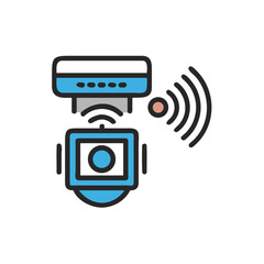 Motion Sensor - Outline Icon