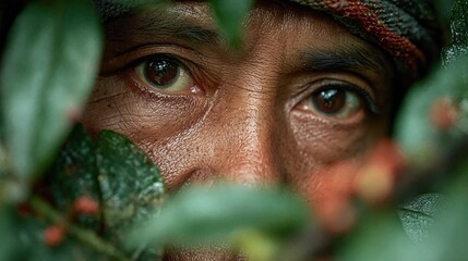 Indigenous stewards protecting forests and natural resources, perfect for cultural preservation, land rights, and sustainability themes