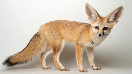 Obraz premium Kit Fox on studio background
