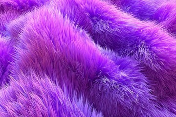 Obraz premium Vibrant purple and magenta faux fur texture displays a dynamic, detailed surface.