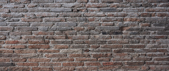 Brick wall. Rustic old brick wall texture for brickwork background design, outdoor, design, Vintage brick wall Background