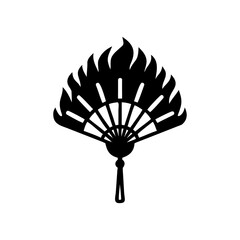 Vintage Bamboo  Rural Summer Hand Fan 'Pakha' Icon