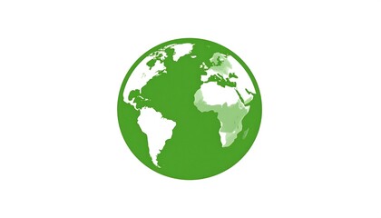 Fototapeta premium Green Earth Icon