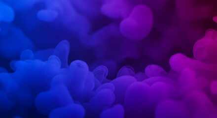 A mesmerizing dance of blue, purple, and magenta smoke creating an abstract, dynamic, and colorful background texture