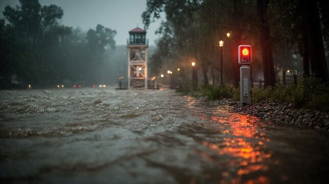Local flood early warning systems use sensors and alerts to notify residents and authorities of impending floods for timely evacuation.