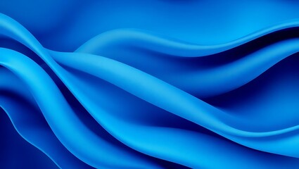 Obraz premium Closeup of a blue fabric with soft folds and gentle curves, creating a luxurious and elegant texture