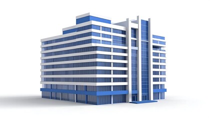 Modern office building model
