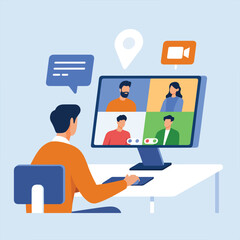 social network concept