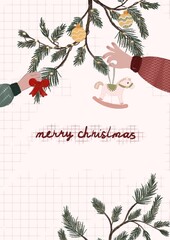 christmas greeting card