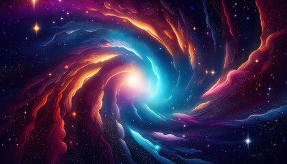 Fototapeta premium abstract space galaxy background