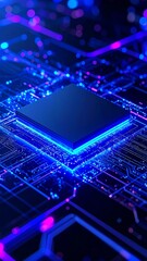 High-tech computer chip